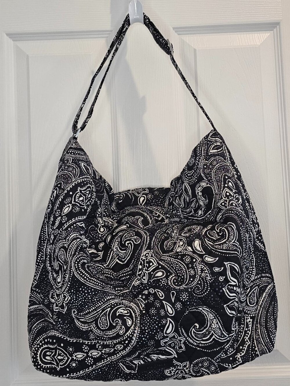 NWT Vera Bradley Hobo Shoulder Bag Stellar Paisley Purse Tote Large
